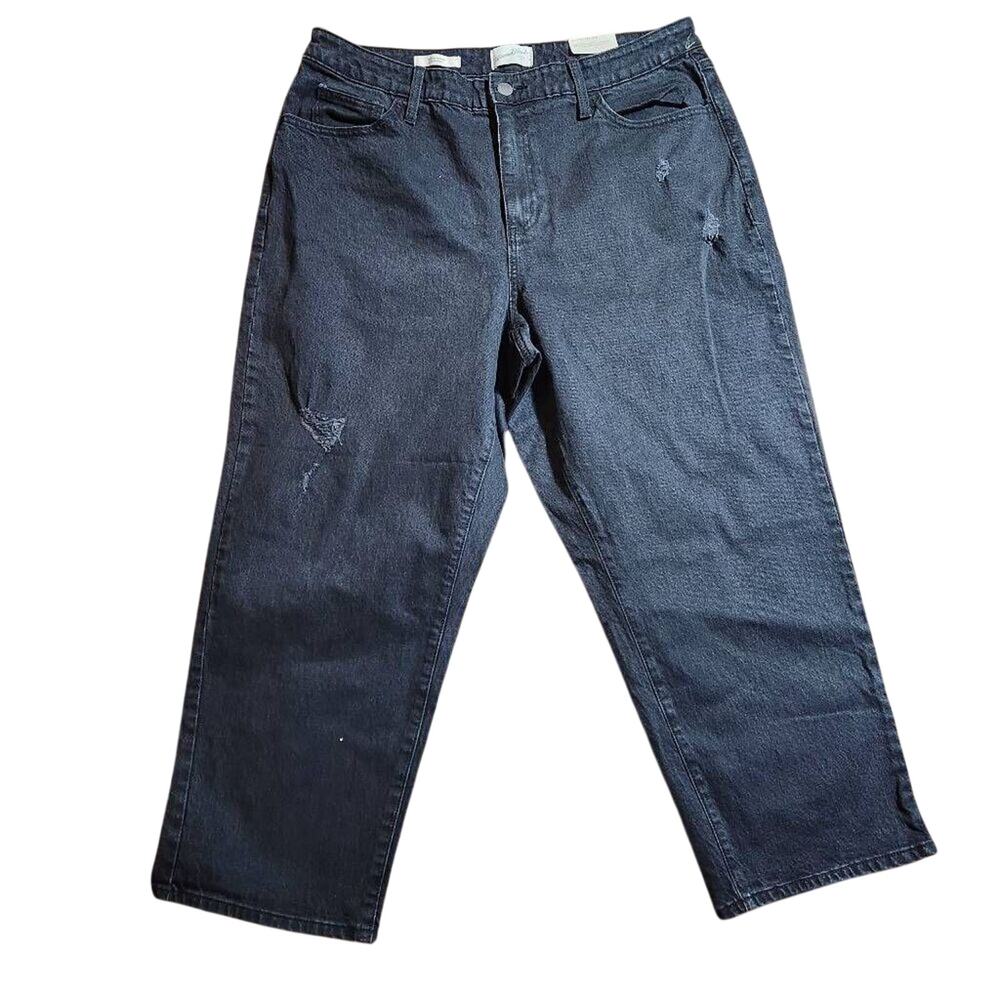 Universal Thread Vintage Straight Leg Black Jeans Size 18
